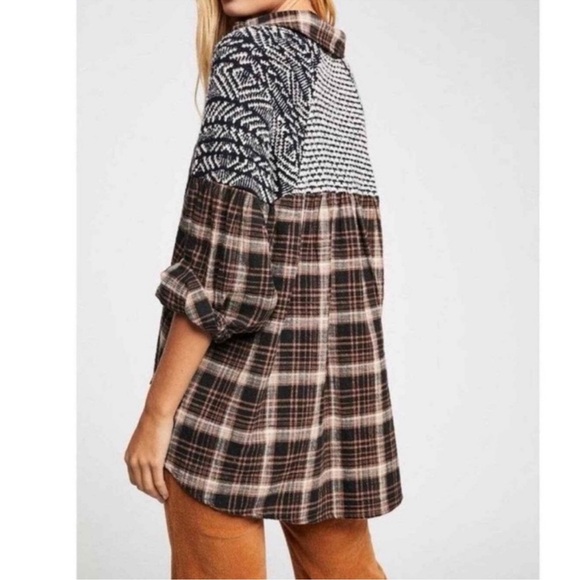 Free People Tops - Free People Fireside Nights Buttondown